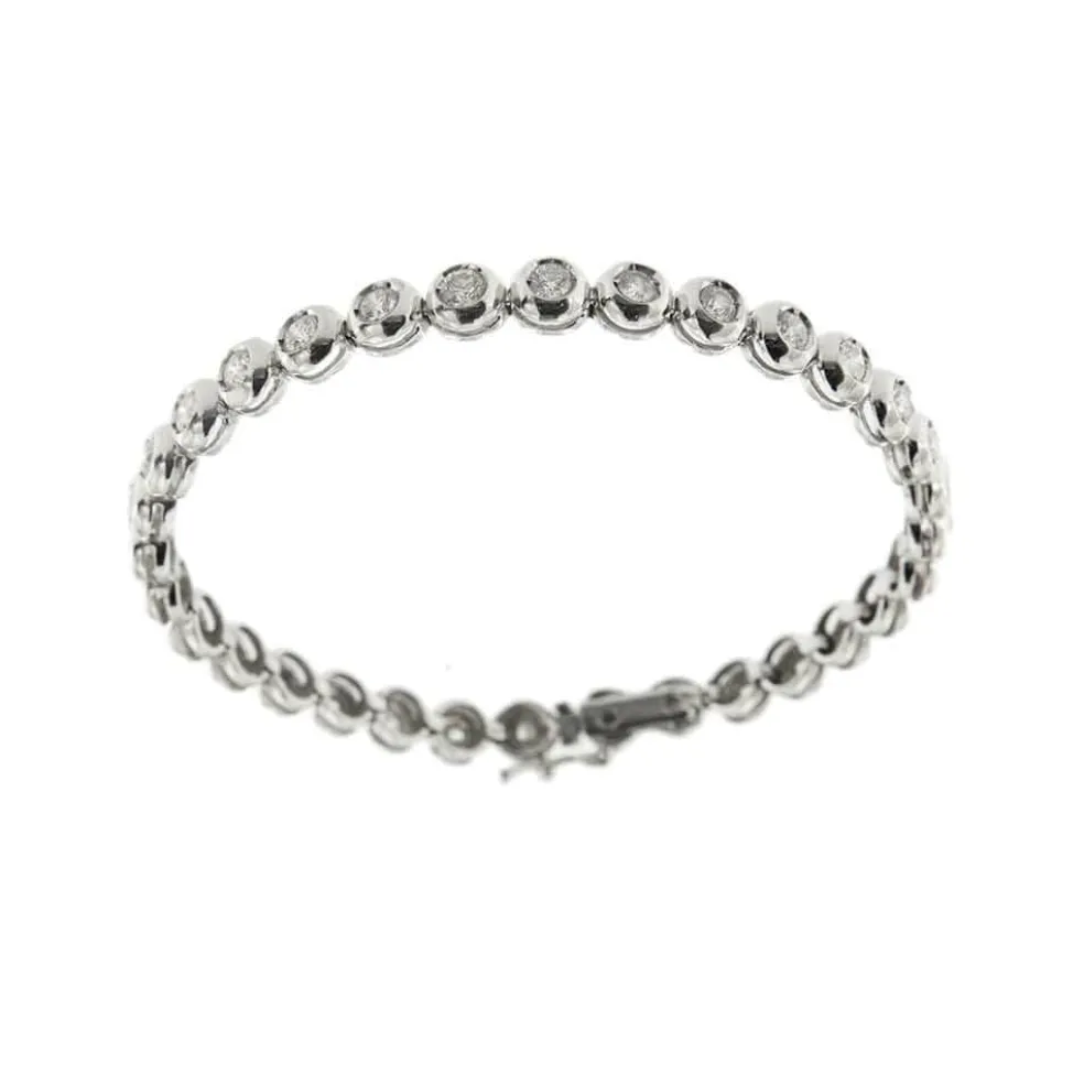 Bracelet tennis avec diamants