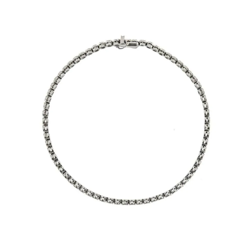 Bracelet tennis avec diamants de 2,76 ct