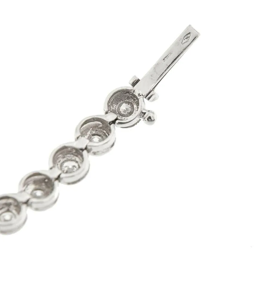 Bracelet tennis avec diamants