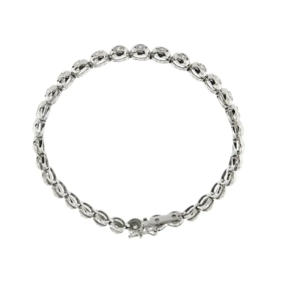 Bracelet tennis avec diamants