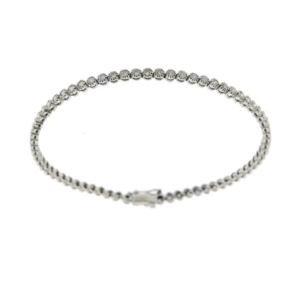 Bracelet tennis avec diamants de 2,76 ct