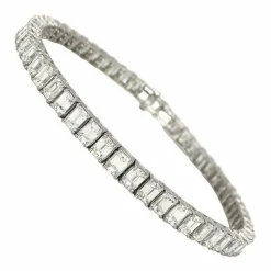 Bracelet Tennis Diamants Platine