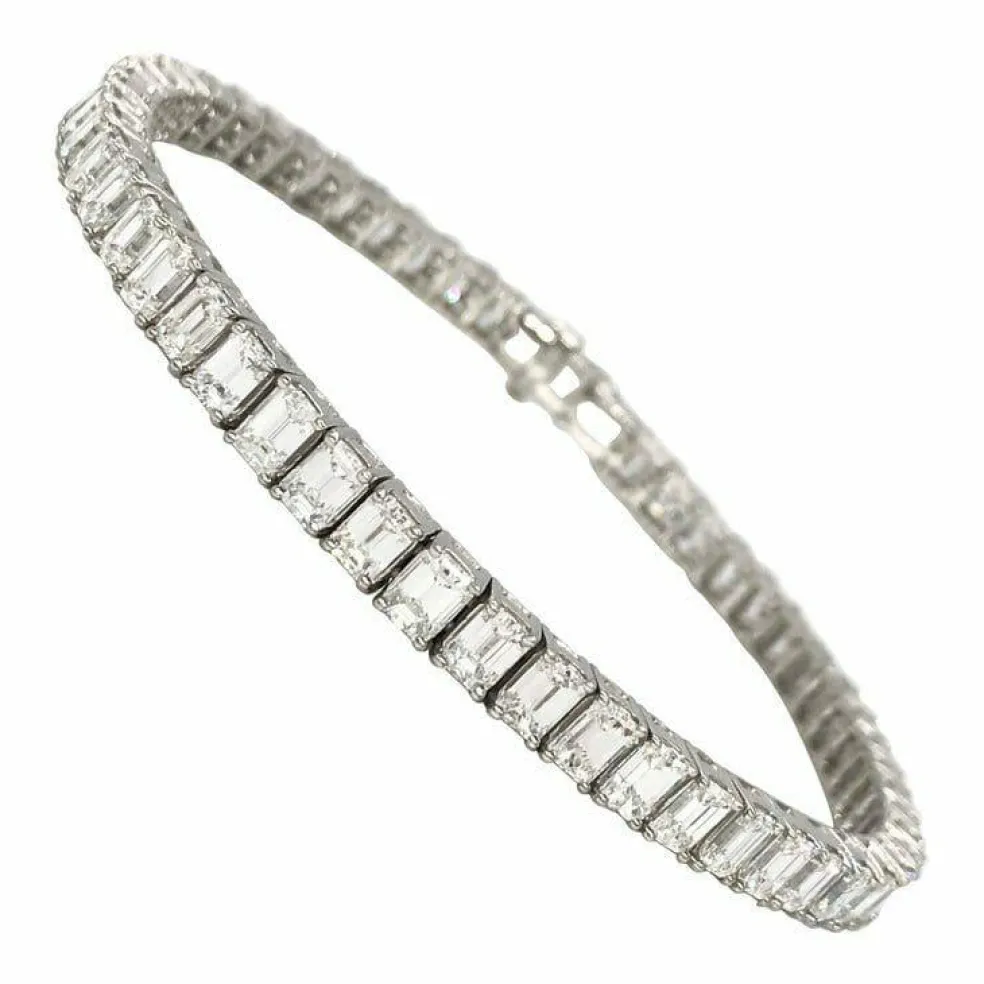 Bracelet Tennis Diamants Platine