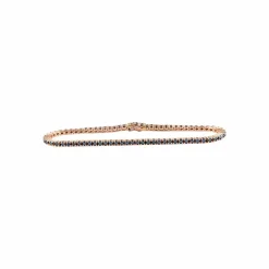 Bracelet Tennis Diamants noirs