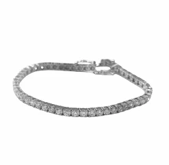 Bracelet Tennis diamants 6,01 ct or blanc