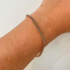 Bracelet Tennis Diamants noirs