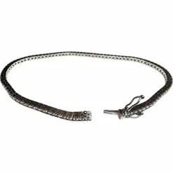 Bracelet Tennis Diamants 1.86ct – Or blanc 18K – 8.2g