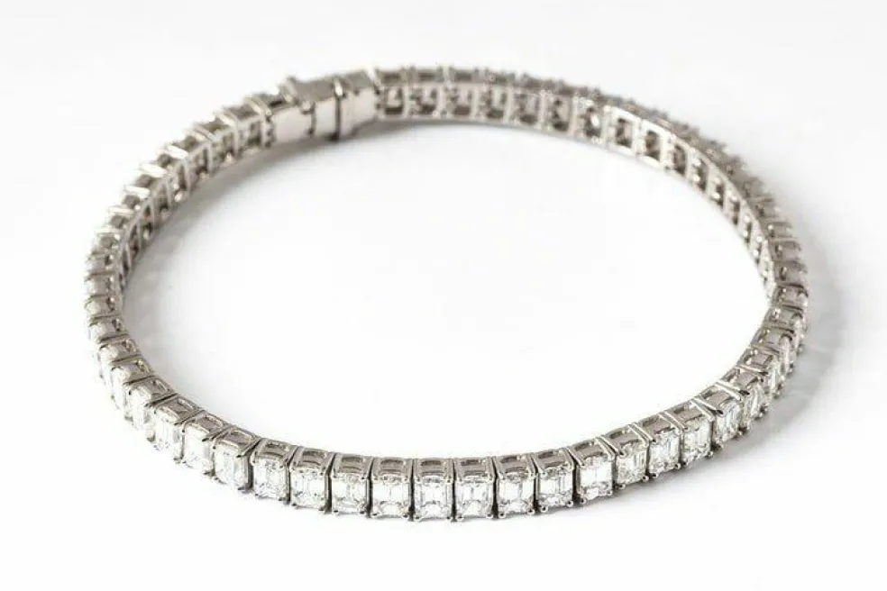 Bracelet Tennis Diamants Platine