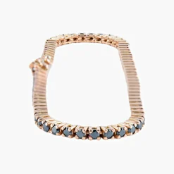 Bracelet Tennis Diamants noirs