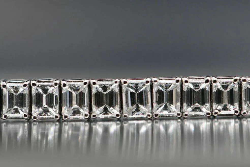 Bracelet Tennis Diamants Platine