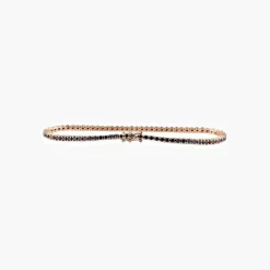 Bracelet Tennis Diamants noirs