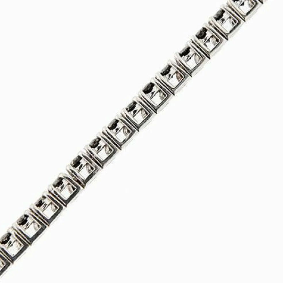 Bracelet tennis en diamant noir de 1,58 ct