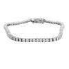 Bracelet tennis en or blanc et diamants