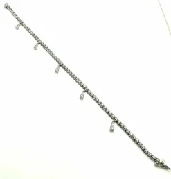 Bracelet tennis en or blanc ct. 1,66 au total