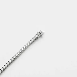 Bracelet tennis en or blanc et diamants