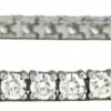 Bracelet tennis ligne en or gris serti de 60 diamants