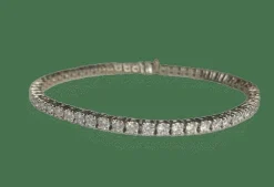 BRACELET TENNIS OR BLANC DIAMANTS