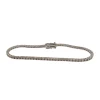 Bracelet tennis or blanc 18 carats serti de diamants