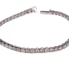 Bracelet Tennis Or blanc Diamants