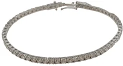 Bracelet tennis or blanc diamants