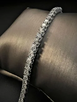 Bracelet tennis Or blanc et Diamants