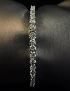Bracelet tennis Or blanc et Diamants