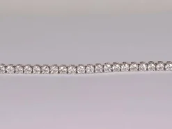 Bracelet Tennis Or blanc Diamants