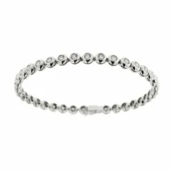 Bracelet tennis Or blanc Diamants