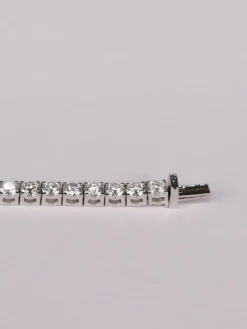 Bracelet Tennis Or blanc Diamants
