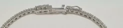Bracelet tennis or blanc diamants