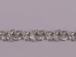 Bracelet Tennis Or blanc Diamants