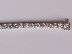 Bracelet Tennis Or blanc Diamants