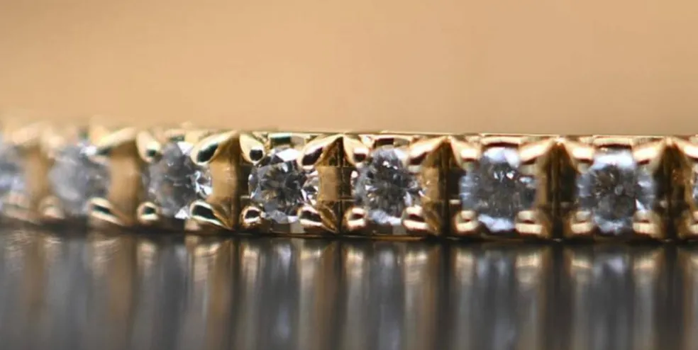 Bracelet Tennis Or Jaune Diamants