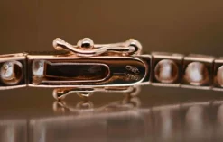 Bracelet Tennis Or Rose Diamants