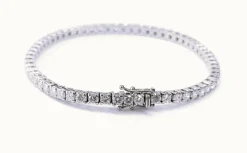 Bracelet tennis rivière 60 Diamants