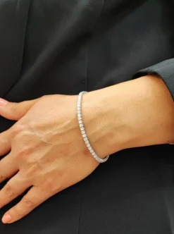 Bracelet tennis rivière 60 Diamants