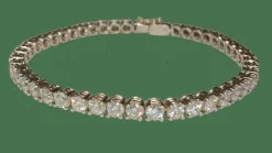 bracelet tennis rivière de diamants ned or blanc