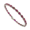 Bracelet tennis rubis et diamants