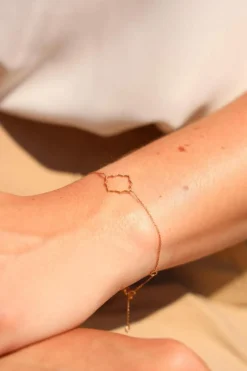 Bracelet Transparence Or rose