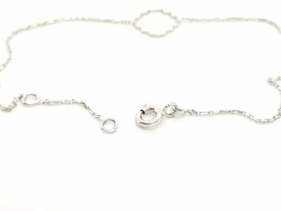 Bracelet Transparence Or blanc