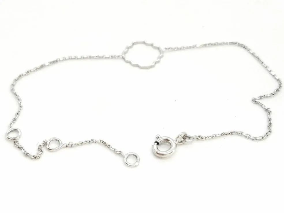 Bracelet Transparence Or blanc