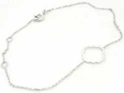 Bracelet Transparence Or blanc