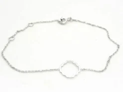 Bracelet Transparence Or blanc