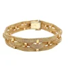 Bracelet tressé en or jaune Fratelli Filippini