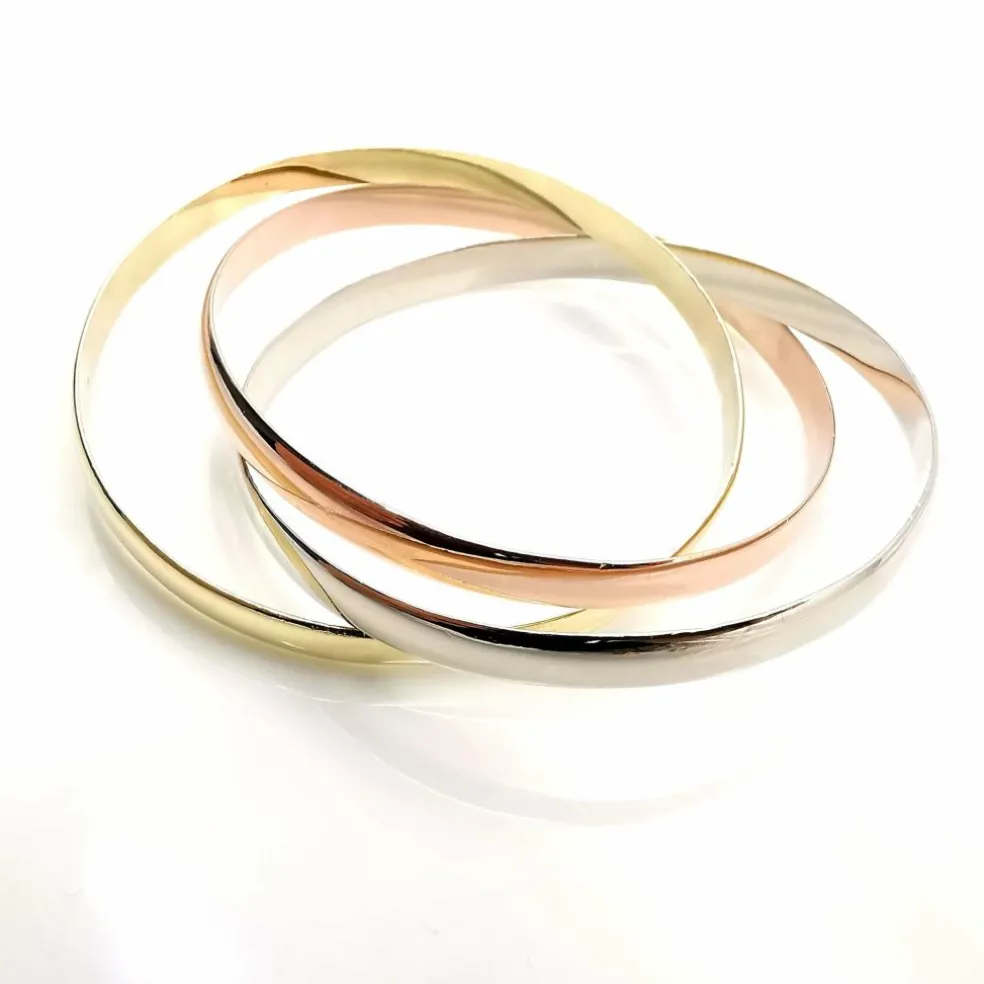 Bracelet tricolore 18 carats
