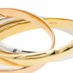 Bracelet Trilogie Or blanc, Or jaune, Or rose