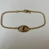Bracelet upcyclé ASTRAE rubis