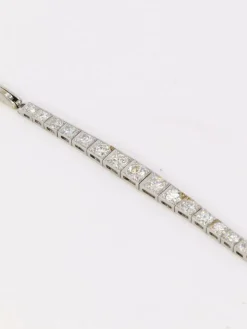 Bracelet vintage chute de diamants 2,5 ct