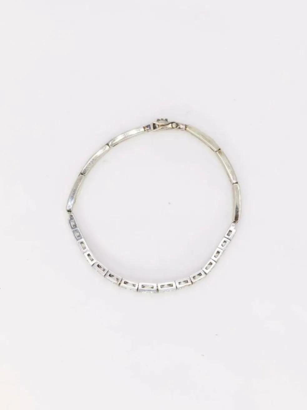Bracelet vintage chute de diamants 2,5 ct
