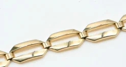 Bracelet Vintage Circa 50 Or Jaune 18 Carats